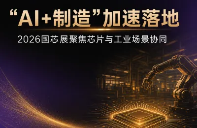 “AI+制造”加速落地，2026国芯展聚焦芯片与工业场景协同